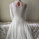Dress elegant' Bride ' handmade. Wedding dresses. hand knitting from Galina Akhmedova. My Livemaster. Фото №5