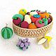 Order  ' Heavenly fruits'! (set). Cross stitch and beads!. Livemaster. . Amigurumi dolls and toys Фото №3