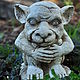 Goblin garden figurine made of concrete gargoyle stone aged, Sculpture, Azov,  Фото №1