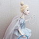 Авторская кукла"Девочка на шаре". Статуэтки. Ариша. Ярмарка Мастеров.  Фото №4