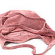 Bag String Bag Suede Pink Shopper Bag Tote Bag Leather. Sacks. BagsByKaterinaKlestova (kklestova). My Livemaster. Фото №5