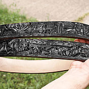 Аксессуары handmade. Livemaster - original item Belt leather handmade 