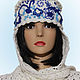  Knitted hat-scarf Princess. Caps. Knitted things. Online shopping on My Livemaster.  Фото №2