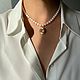 Чокер из натурального жемчуга. Чокер с подсветкой. Ожерелье. Чокер. 4NADYA Jewelry. Ярмарка Мастеров.  Фото №10