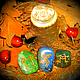 Камни-помощники из серии "Ведаю", с рунескриптами, Оберег, Кошехабль,  Фото №1