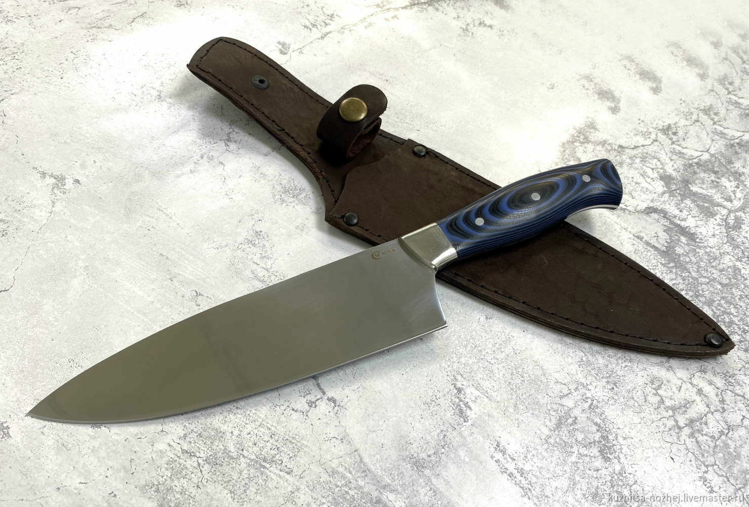 Кухонный нож Универсал-2, цельнометаллический, AUS-8, G10 в интернет ...