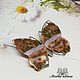 Brooch made of Jasper 'Butterfly'. Brooches. Gem's magic. Online shopping on My Livemaster.  Фото №2