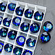 13мм, Bermuda Blue, Шатон Swarovski 1088 ss55 Сваровски кристаллы, Кабошоны, Волгоград,  Фото №1