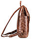 Leather backpack 'Benjamin' (brown antique). Backpacks. Russian leather Guild. Online shopping on My Livemaster.  Фото №2