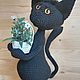 Заказать Кот вязаный крючком. Фарвазетдинова Ольга OlgaCrochetToys. Ярмарка Мастеров. . Амигуруми куклы и игрушки Фото №3