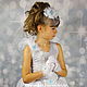new year's costume snowflakes. Carnival costumes for children. Little Princess. Online shopping on My Livemaster.  Фото №2