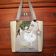 Order Edgar Dega. Leather beige ivory bag "Ballet star". Leather  Art  Phantasy. Livemaster. . Classic Bag Фото №3
