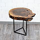 Order Walnut slab coffee table. OakForest Wooden Jewelry. Livemaster. . Tables Фото №3