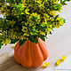 Ваза "Bud Orange Flower L". Вазы. Hill & Mill. Интернет-магазин Ярмарка Мастеров.  Фото №2