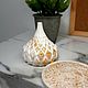 Шкатулка и подставка для украшений и мелочей. Хранение украшений. Marble. Ярмарка Мастеров.  Фото №5