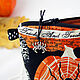 Order Cosmetic bag with zipper Autumn Patterns Spider on Pumpkin 2. Vash sacvoyage. Livemaster. . Beauticians Фото №3