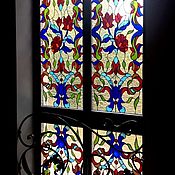 Для дома и интерьера handmade. Livemaster - original item Garden of Eden II. Stained Glass Tiffany. Handmade.