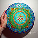 Amber Mandala with Gayatri mantra on canvas. Pictures. veronika-suvorova-art. Online shopping on My Livemaster.  Фото №2