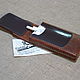 Order Karung leather cigarette case for a pack of thin cigarettes. Joshkin Kot. Livemaster. . Cigarette cases Фото №3