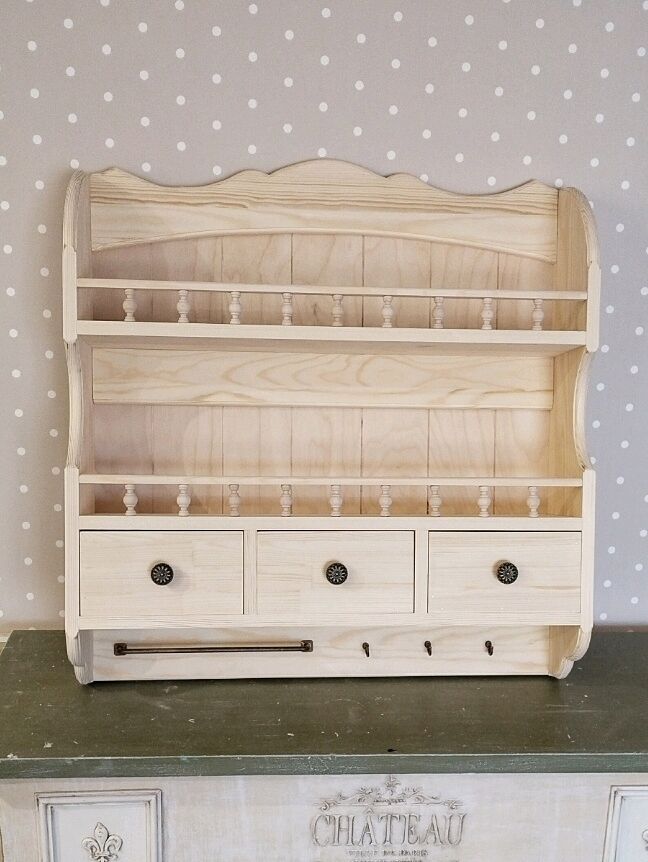 Полка буфет деревянный Прованс без окрашивания в интернет-магазине ...