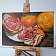 Oil painting 'Grapefruit'. Pictures. TGogolkina (sinegoga). Online shopping on My Livemaster.  Фото №2
