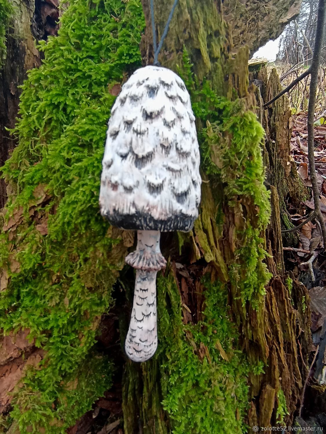 Колокольчик Гриб Зонтик купить в интернет-магазине Ярмарка Мастеров по ...