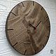 Комплект часы и стол из слэба карагача. Столы. Akutrau Woodworking. Ярмарка Мастеров.  Фото №4