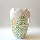 Vase for dried flowers Lotus. ceramic handmade. Vases. ArtSmiL home decor (Anna). Online shopping on My Livemaster.  Фото №2