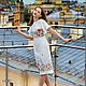  летнее платье из хлопка. Платья. Дизайнерские платья Valensia Atelier. Ярмарка Мастеров.  Фото №5