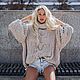 Плюшевый свитер оверсайз. Свитеры. Oksana DAvydova (O, Da!). Ярмарка Мастеров.  Фото №4