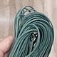 Suede cord 3 mm. Blue-green. Cords. Dek'ART: Furnitura dlya ukrashenij. Online shopping on My Livemaster.  Фото №2