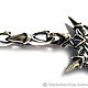 Ожерелье из серебра Wolf's Star AZN-003. Цепочка. Blacksilver. Ярмарка Мастеров.  Фото №5