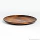 Order Wooden flat plate made of cedar 25 cm. T100. ART OF SIBERIA. Livemaster. . Plates Фото №3