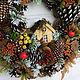 Christmas wreath 'Positive'. Wreaths. Zuli. My Livemaster. Фото №6