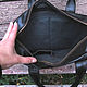 Портфель мужской кожаный "Franklin" темно-коричневый. Портфель. 'Bagira' - мастерская кожаных сумок. Ярмарка Мастеров.  Фото №5