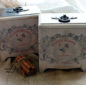 Для дома и интерьера handmade. Livemaster - original item Large boxes for loose 