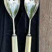 Винтаж handmade. Livemaster - original item Vintage Cutlery Bone New Set Lenne Bjerre. Handmade.