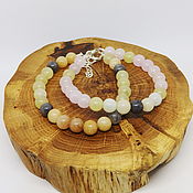 Украшения handmade. Livemaster - original item Paired bracelets Honey (quartz). Handmade.
