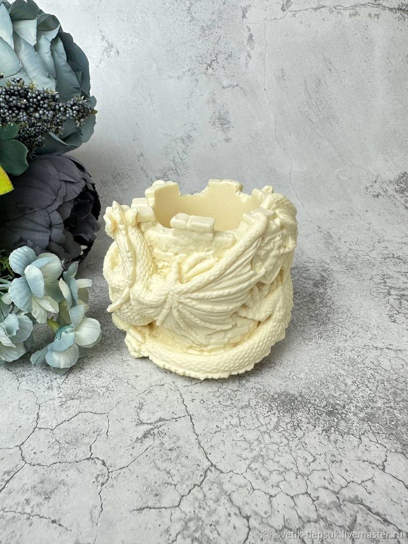 Силиконовая форма Кашпо «Драконы» арт. 570 в интернет-магазине Ярмарка ...