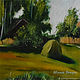 oil painting 'Rural landscape'. Pictures. yuliabogun. Online shopping on My Livemaster.  Фото №2