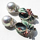 Baroque pearl earrings with silver "Tendeness". Earrings. Iren Corson Jewellery. Online shopping on My Livemaster.  Фото №2