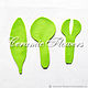 A set of cutters of the Iris plastic. Cutters. ceramic flowers. My Livemaster. Фото №4