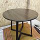 Round table LOFT made of solid beech, Tables, Volgograd,  Фото №1