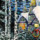 Oil painting Winter house. Pictures. Zabaikalie. My Livemaster. Фото №5