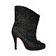 Women's shoes Python skin handmade. Stylish ankle boots with Python skin heels. Beautiful womens ankle boots from Python to order. Fashionable boots from Python. Ankle boots with Python skin.
