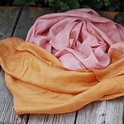 Narrow scarf silk 