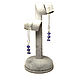 Chain-link earrings with tanzanite. Earrings. little luxuries. Online shopping on My Livemaster.  Фото №2