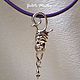 Cat-and-mouse 'Catch Luck by the Tail' pendant, Pendants, Chaikovsky,  Фото №1