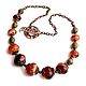 To buy a necklace with natural stones. Necklace with agate and jasper, Necklace, Permian,  Фото №1