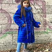 Одежда детская handmade. Livemaster - original item Children`s Mouton fur coat 